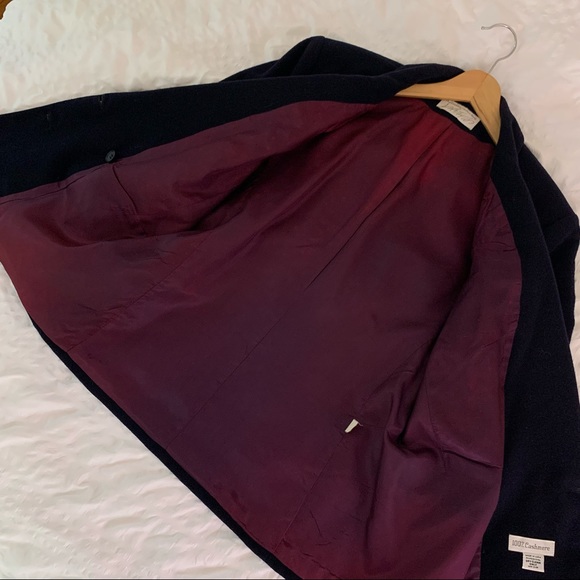 100% Cashmere Navy Blazer Jacket Vintage Stunning! - Picture 11 of 17